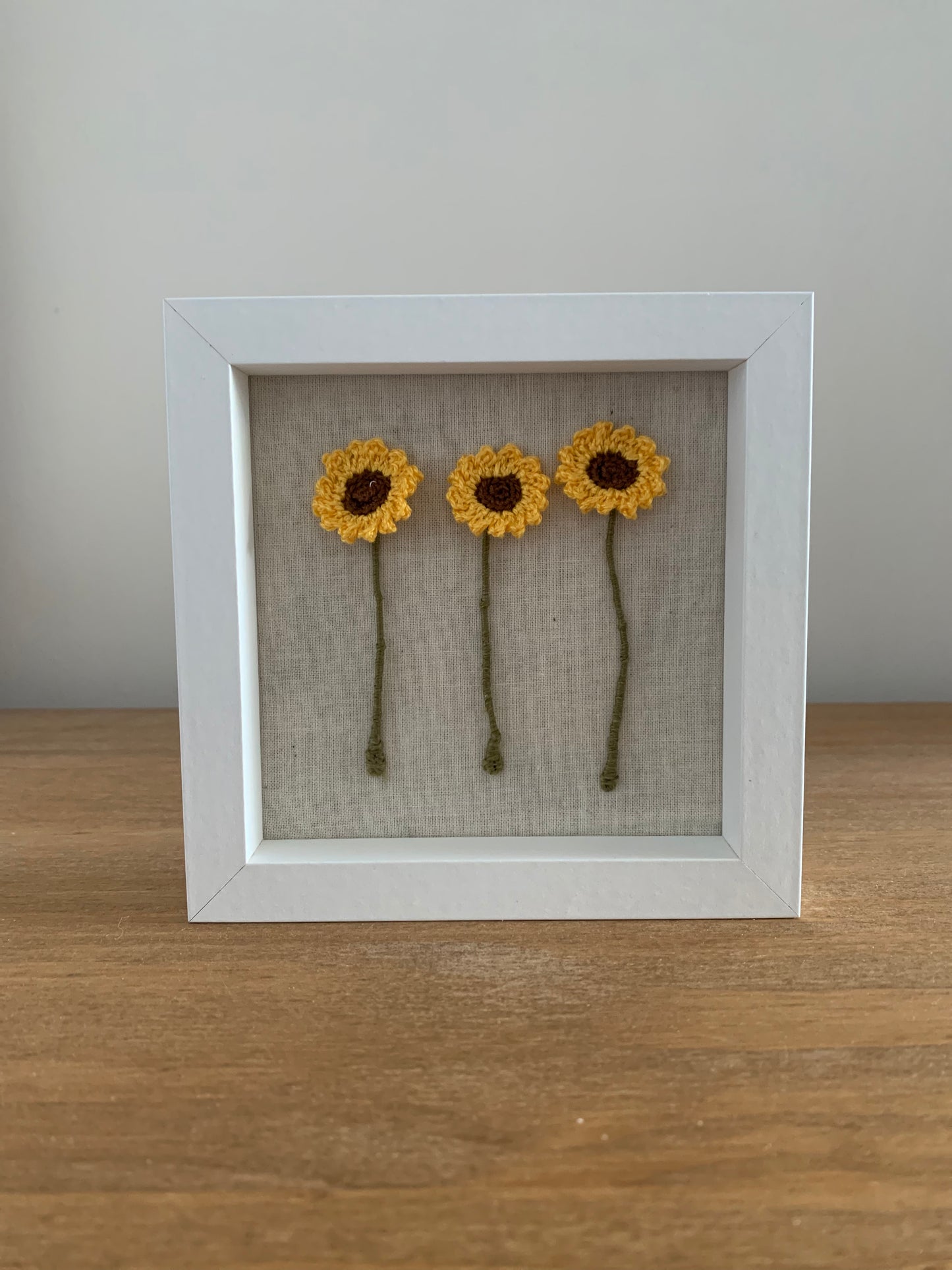 Framed sunflowers