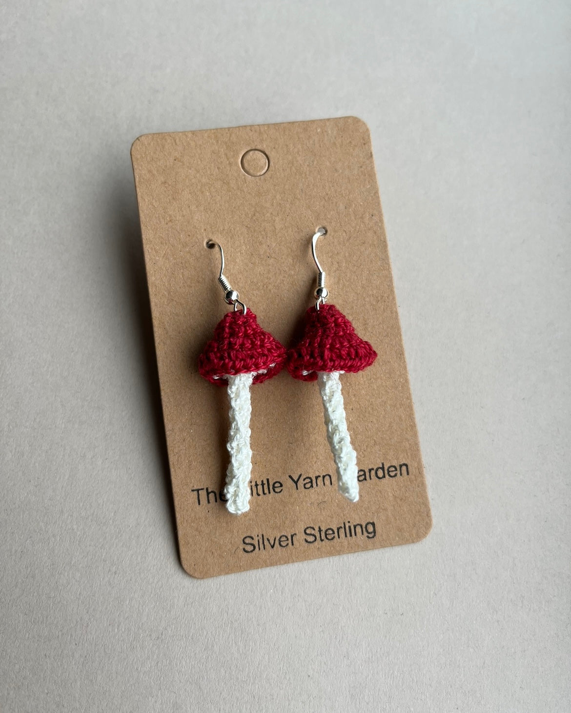 Toadstool earrings